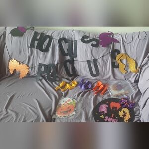 Halloween Party Decoration Set  Hocus Pocus,banders Ballons,snack Decoration